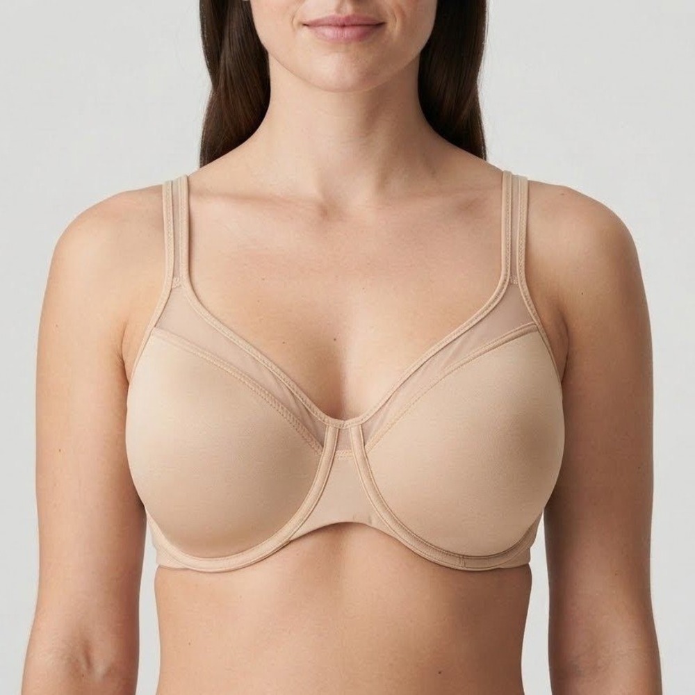 Bali One Smooth U Ultra Light Bra 38D Beige Tan Convertible Straps Underwire